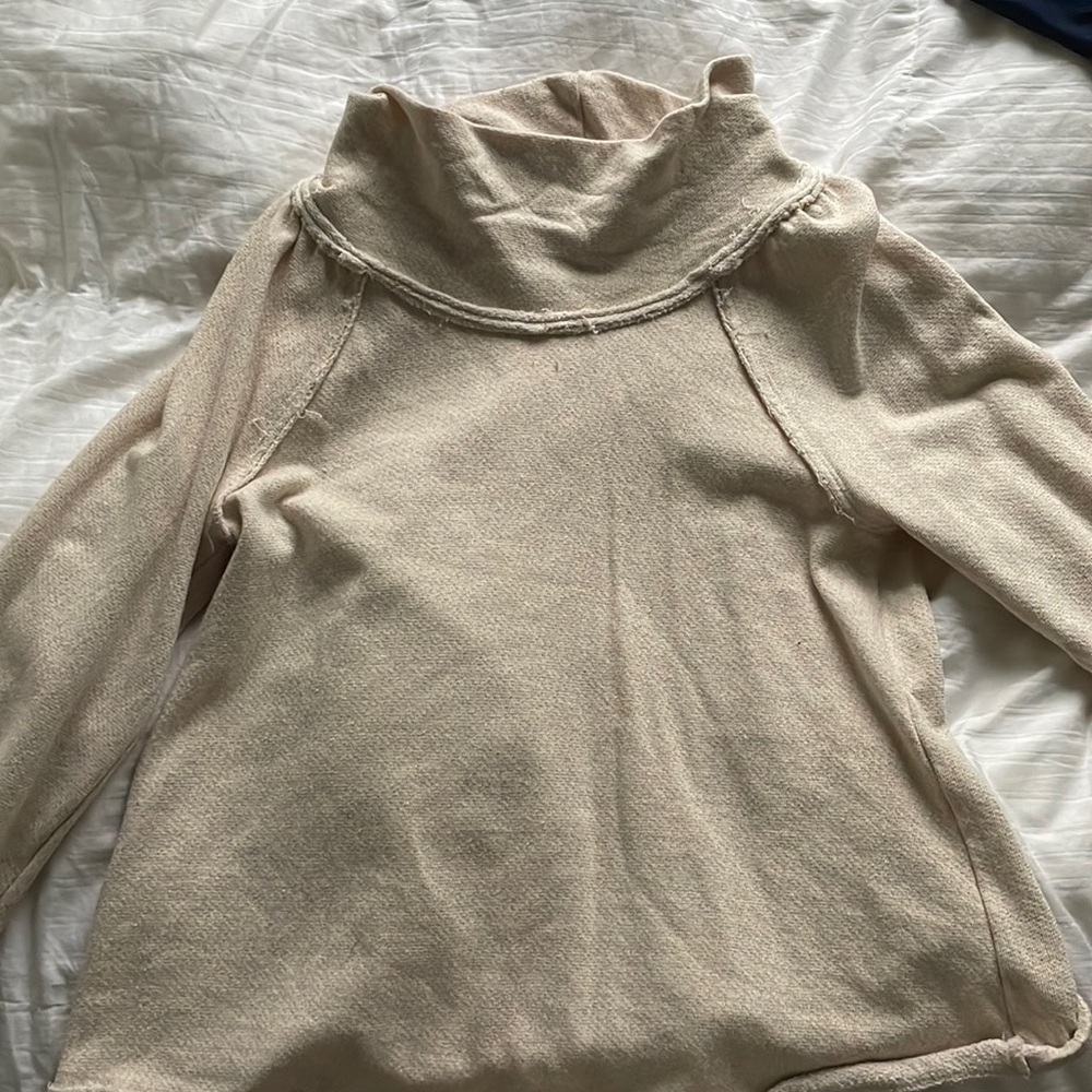 Beige with a little gold shimmer Altard State sweater